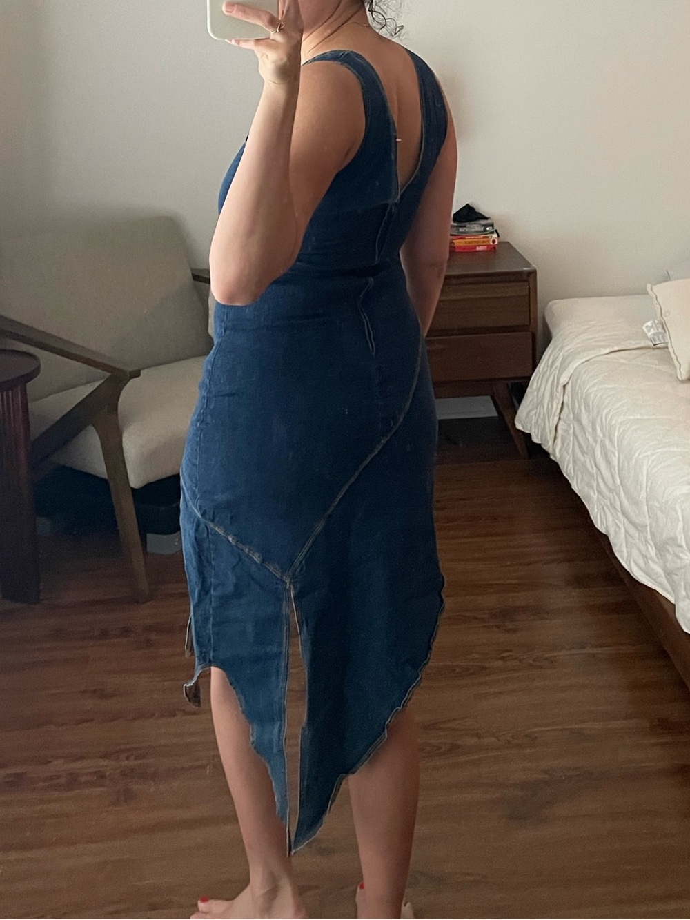 Vintage denim Y2k le chateau dress - Picture 2 of 3
